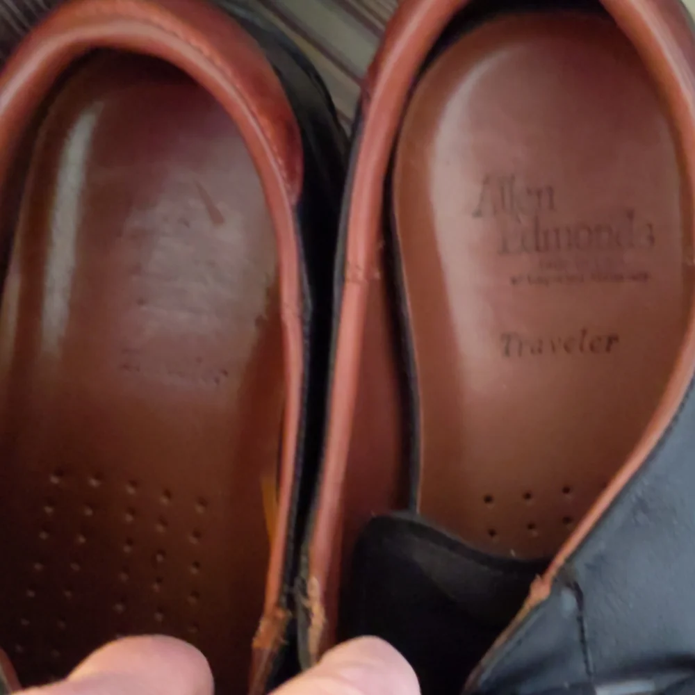 Allen Edmonds Traveler Sneaker Style Oxford Men 13B Black Brown 76007